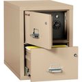 Fire King Fireking Fireproof 2 Drawer Vertical Safe-In-File Legal 20-13/16"Wx31-9/16"Dx27-3/4"H Parchment 2-2131-CPASF